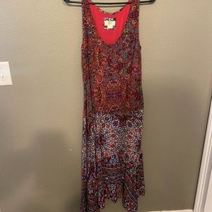 Maeve tank dress!  Amazing color and great for the summer!  Mid length